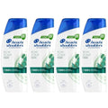 4 PACK Head & Shoulders Anti Dandruff Shampoo Itchy Scalp Care 400 ML Eucalyptus