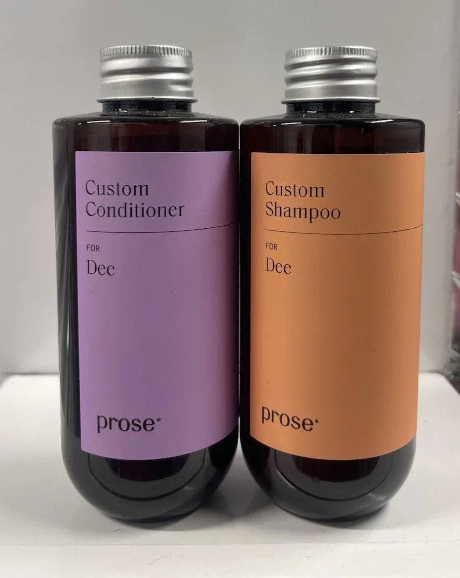 Prose Custom Shampoo & Conditioner Shine Volume Smooth Clarifying